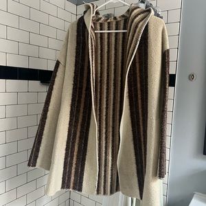 Beautiful hooded poncho